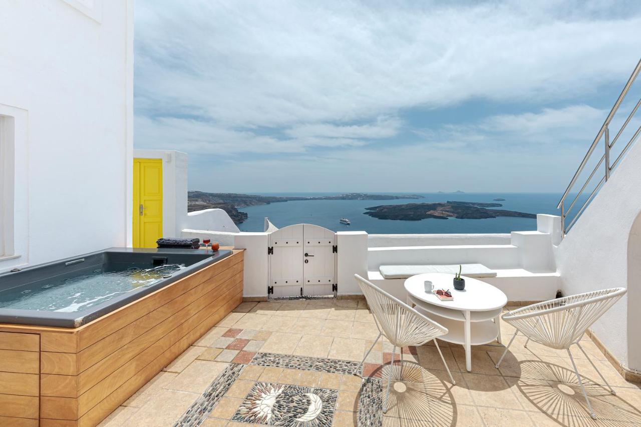 Calderas Hug & Panoramic Sea View - 3 Lux Suites Imerovigli  Luaran gambar