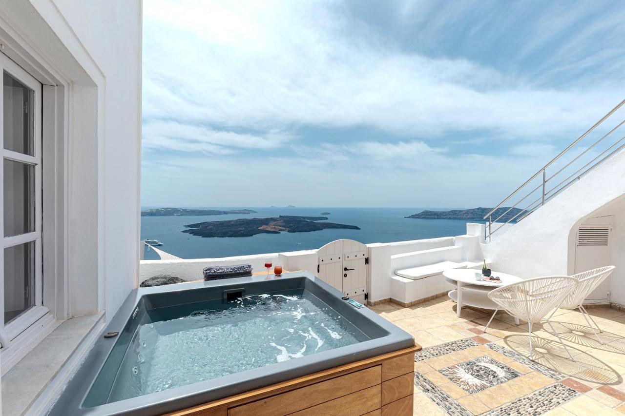 Calderas Hug & Panoramic Sea View - 3 Lux Suites Imerovigli  Luaran gambar