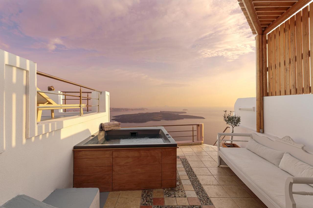 Calderas Hug & Panoramic Sea View - 3 Lux Suites Imerovigli  Luaran gambar
