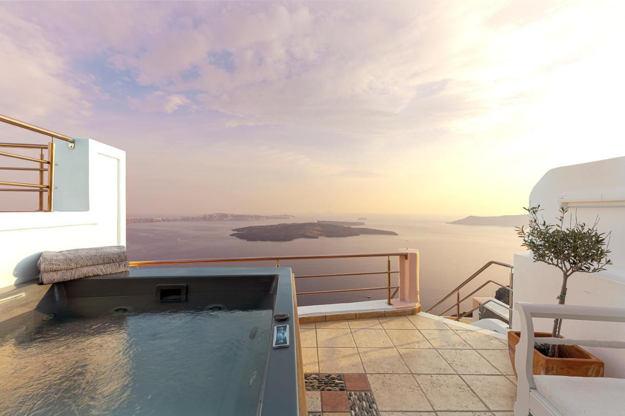 Calderas Hug & Panoramic Sea View - 3 Lux Suites Imerovigli  Luaran gambar